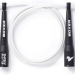 Elite Jumps Boxer Jump Rope 3.0 for Fitness & Cardio Training | Professionally Designed Boxing Jump Rope w/Smooth Action Polymer Handles & Slip-Resistant Grips | Tangle-Free PVC