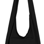 Your Cozy Boho Crossbody Bag for Women – Handmade Cotton Sling Bag Lightweight Unisex Travel Purse with Zipper