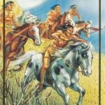 The Pimas Attack trading card (Wars against the Spanish) 1995 Bon Air Native Americans #20