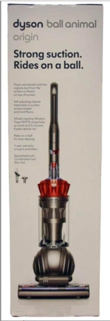 Dyson 247661-01 Slim Ball Origin Upright Vacuum, Red