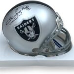 Raiders Howie Long Autographed Signed Mini Helmet with HOF – PSA DNA – Autographed NFL Mini Helmets