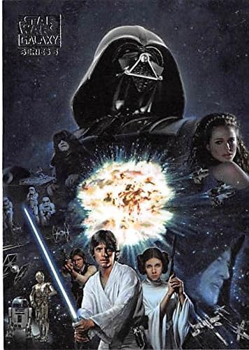 Star Wars trading card 2010 Topps Galaxy #1 486 Darth Vader Emperor Luke Leia Padme