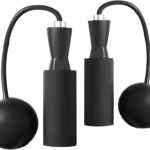 Weighted Jump Rope Without Rope Skipping Rope No Line Speed Rope Cordless For Fitness Workout Anywhere Ropeless Bod Rope for Exercise Training Beachbody Build