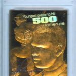 ALEX RODRIGUEZ500 Homeruns 2007 23KT Gold Card Sculpted – Graded GEM MINT 10
