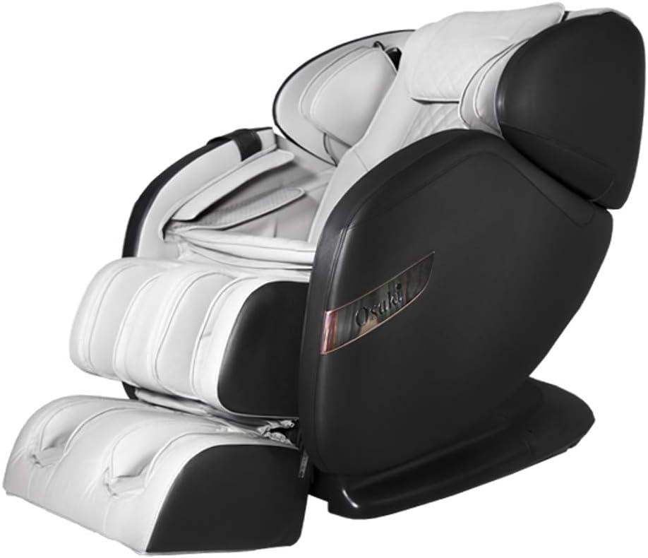 Osaki OS-Champ | Black & Gray | 2D SL-Track Full Body Massage Chair | Zero Gravity | Lumbar Heating | Foot & Calf | Auto Mode | Full Air Bag Compression | Bluetooth Speaker | Space Saving