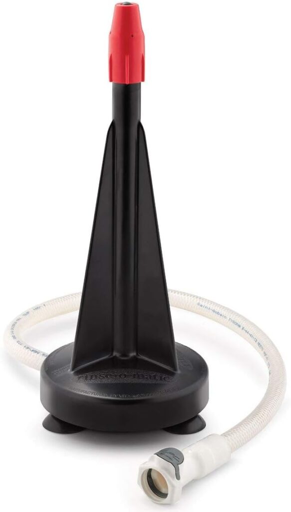 Vitamix 1442 13 5/8″ Rinse-O-Matic Blender Container Rinser for 64 oz. Blender Jars, Black