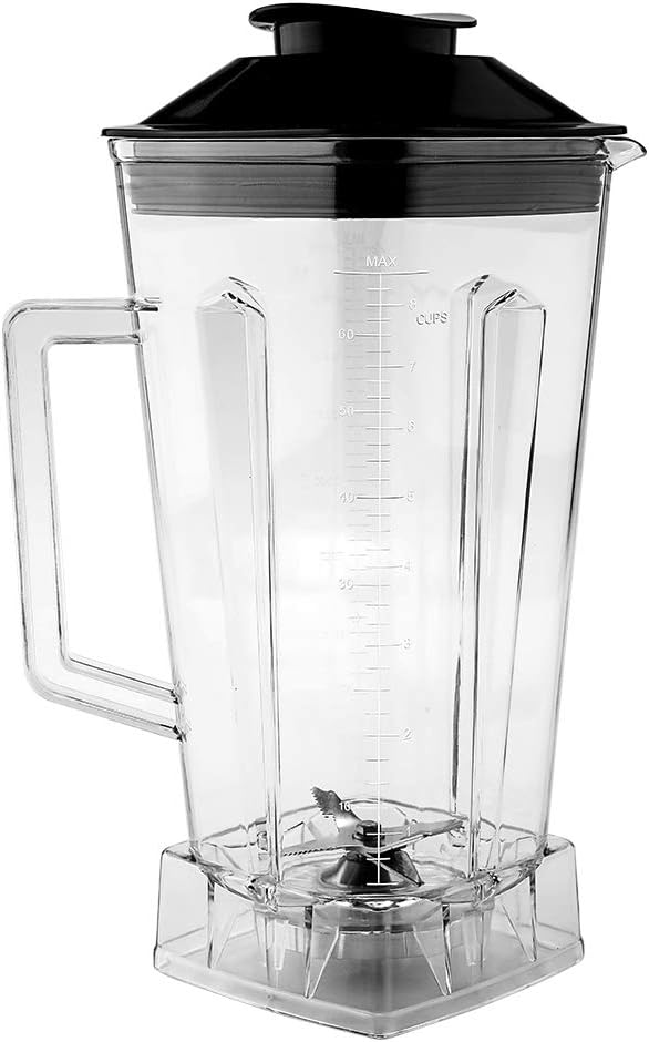 64OZ Container suitable for vitamix blender,smoothie blender cup Compatible with Vitamix 5200,with Blade and Lid