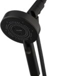 Brondell Nebia Yuba HaloNetic Double Dock Magnetic Handheld Shower Head, 60″ Stainless Steel Hose, 5-Setting, Matte Black