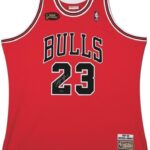 Michael Jordan Signed 1997-98 Mitchell & Ness Bulls Jersey NBA Finals UDA – Autographed NBA Jerseys