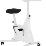 FLEXISPOT Exercise Bike with 2D Desktop, Space Saving Under Desk Bike with Removable Desk, Stationary Bikes Indoor Bikes with 300LBS Heavy Duty 8-Level Resistance Flywheel Optional LCD, V9PRO/V9MAX