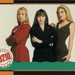 Shannen Doherty, Jennie Garth & Tori Spelling trading card (Beverly Hills 90210) 1991 Topps #21