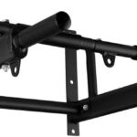 OneTwoFit Wall Mounted Pull Up Bar with More Stable 6-hole design for Indoor and Outdoor Use, Maximum weight 440 Lbs OT103