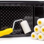 Foampro 2” Fine Finish Paint Roller Kit | 1 Plastic Paint Tray, 1 Roller Handle, 10 Foam Rollers | Mini Foam Roller Kit w/Roller Pan | Home Painting Supplies & Paint Tools, 162 (162KIT)