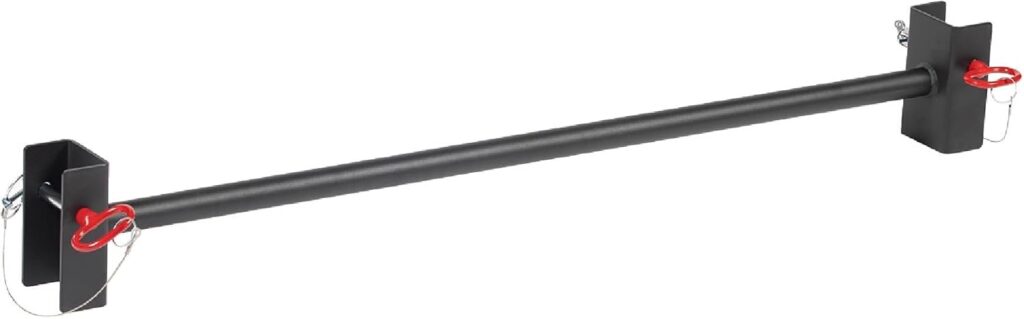 Titan Fitness Adjustable 1.25-in Pull-Up Bar for Independent Squat Stand, Quick Pin Adjustment