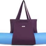 Yoga Bags for Women with Yoga Mats Bags Carrier Carryall Canvas Tote for Pilates Shoulder for Travel Office Beach Workout