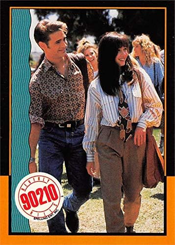 Shannen Doherty & Jason Priestley trading card (Beverly Hills 90210) 1991 Topps #68