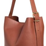 Madewell Women’s The Essential Bucket Tote in Suede