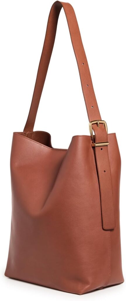 Madewell Women’s The Essential Bucket Tote in Suede