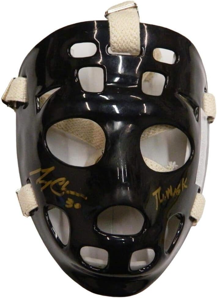 Gerry Cheevers Signed Hockey Goalie Mask w/The Mask – Autographed NHL Helmets and Masks