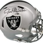 Jim Plunkett Signed Raiders Riddell Full Size Speed Replica Helmet