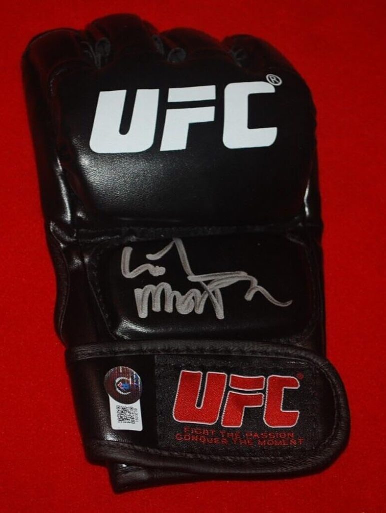 UFC MMA CHAMP VANESSA DEMOPOULOS Signed Glove Beckett COA BL20791 – Autographed MLB Gloves