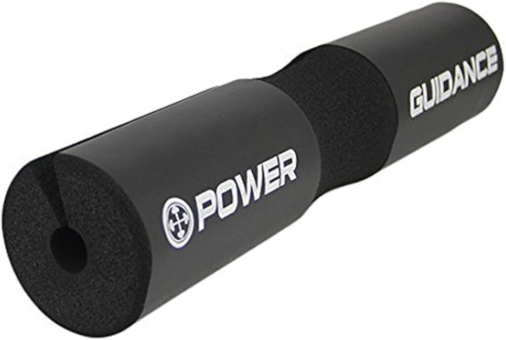POWER GUIDANCE Barbell Squat Pad – Neck & Shoulder Protective Pad – Great for Squats, Lunges, Hip Thrusts, Weight Lifting & More – Fit Standard and Olympic Bars Perfectly