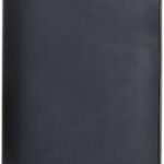 ARIAT Men’s Black Leather Bifold Wallet with Embossed Logo