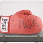 OnDisplay Deluxe UV-Protected Boxing Glove Display Case – Black Base – Luxe Handmade Acrylic Case for Boxing Glove, Die-Cast Cars, Baseball Mitt and More