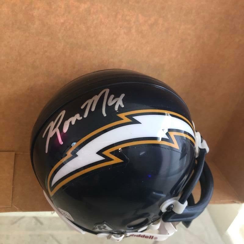 Ron Mix San Diego Chargers Signed Autographed Mini Helmet W/Coa – Autographed NFL Mini Helmets