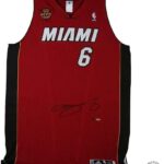 LeBron James Autographed Heat Jersey With Back-To-Back Finals MVP Patch – Upper Deck – Autographed NBA Jerseys