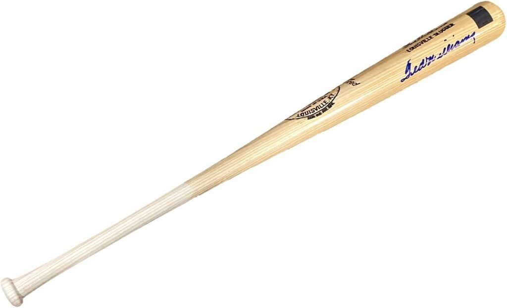 Ted Williams Boston Signed LS Bat PSA/DNA LOA