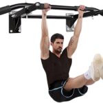 Wall-Mounted Pull-Up Bar – Drill Installation, Home Gym Equipment for Indoor Fitness, Chin-Up Bar for Strength Training, Spine Stretching & Inverted Workouts