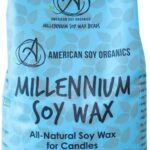 American Soy Organics – 5 lb Bag of Millennium Wax Natural Soy Wax for Candle Making