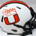 Jim Kelly Signed Miami Hurricanes Lunar Speed Mini Helmet-Beckett W Hologram – Autographed College Mini Helmets
