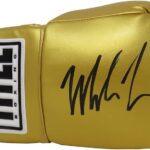 Mike Tyson Signed Title Gold Boxing Glove
