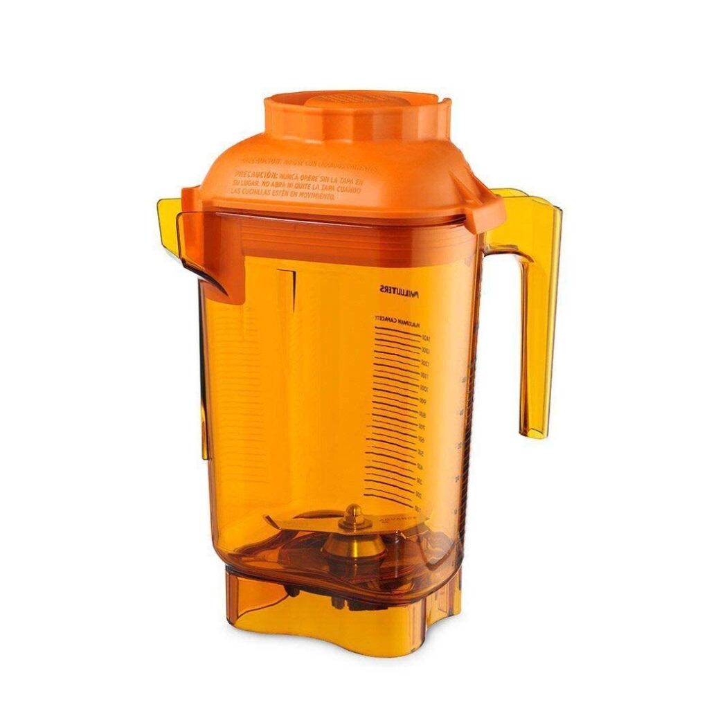 Vitamix 58990 Orange Advance 48 Oz Tritan Container with Blade and Lid