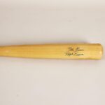 Ralph Branca & Bobby Thomson Signed Bat – COA JSA – Autographed MLB Bats