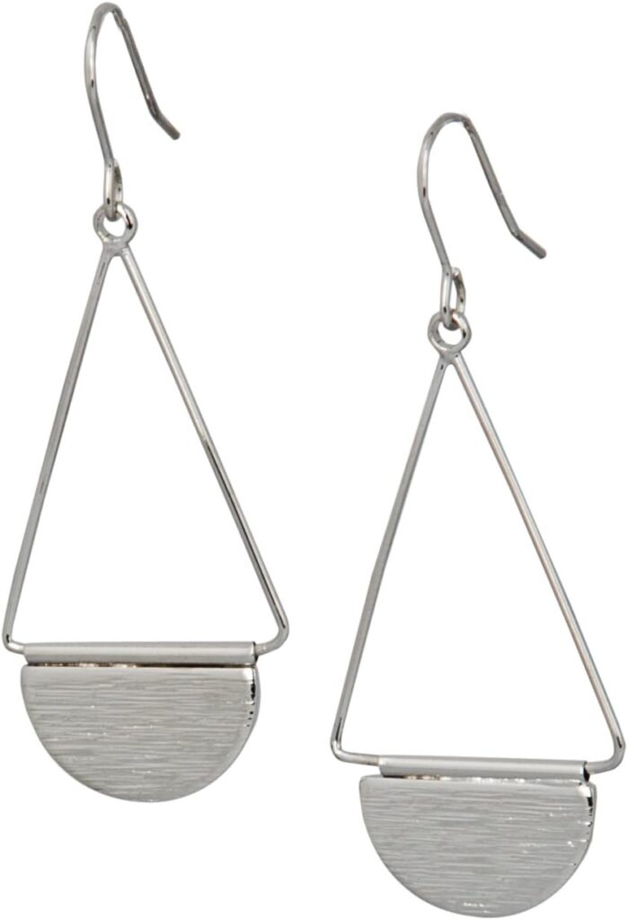 SPUNKYsoul Shield Paddle Earring Lightweight Statement Earrings | SPUNKYsoul Collection