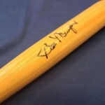 Bob Murphy JSA Coa Signed HOF Mets Mini Baseball Bat