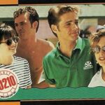 Shannen Doherty, Luke Perry & Jason Priestley trading card (Beverly Hills 90210) 1991 Topps #48
