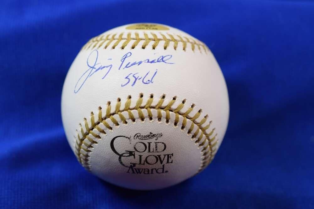 Jimmy Piersall PSA DNA Autograph Major League Glove Signed Baseball 58-61 – Autographed MLB Gloves