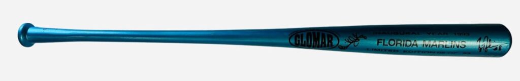 1993 Florida Marlins Inaugural Year Signed Bat LE 08/93 – Autographed MLB Bats