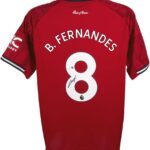 Bruno Fernandes Signed United Soccer Jersey, with Beckett COA Multi