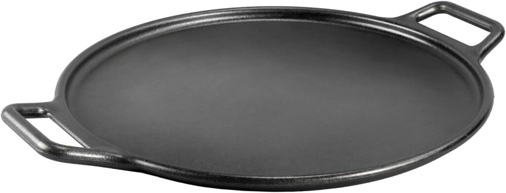 Lodge BOLD 14 Inch Seasoned Cast Iron Pizza Pan, Design-Forward Cookware