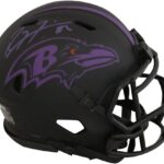 Ray Lewis Autographed/Signed Baltimore Ravens Eclipse Mini Helmet JSA
