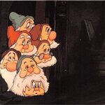 Seven Dwarfs sneak home trading card Snow White Disney 1993#29