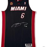 Topps LeBron James Autographed / Signed 2013 Miami Heat NBA Finals MVP Patch Jersey – Upper Deck