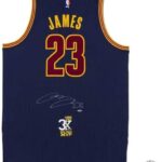 LeBron James Autographed Cleveland Cavaliers Authentic Adidas Jersey With 3X Finals MVP Patch – Upper Deck – Autographed NBA Jerseys