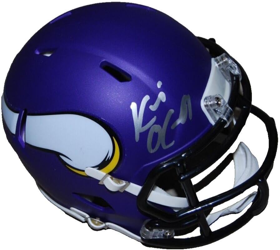 KEVIN O’CONNELL signed (MINNESOTA VIKINGS) mini football helmet BECKETT BR63112 – Autographed NFL Helmets
