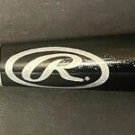 Kyle Manzardo Cleveland Guardians Autographed Signed Engraved Black Bat Beckett Rookie Hologram